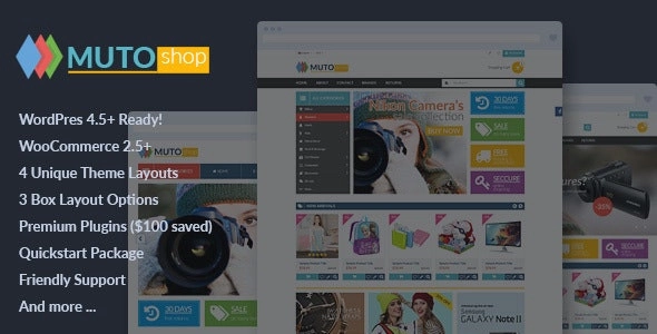 VG Muto Mega Shop Responsive WooCommerce Theme 1.4 GPL Theme
