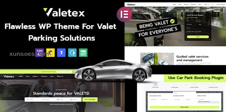 Valetex Valet Parking Services WordPress Theme 1.0.0 GPL Theme