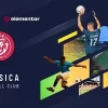 Vensica Football Club Manager Elementor Theme 1.0.0 GPL Theme