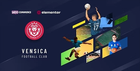 Vensica Football Club Manager Elementor Theme 1.0.0 GPL Theme