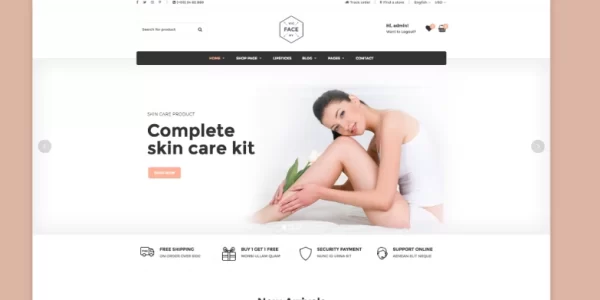 Vicky Cosmetic WooCommerce WordPress Theme 3.3 GPL Theme