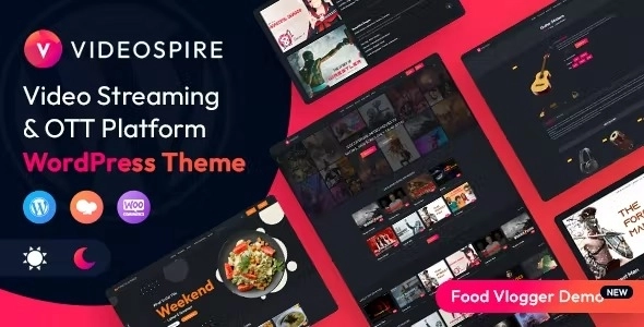 Videospire Video Blog/Vlog Streaming OTT Platform WordPress Theme 1.0.3 GPL Theme