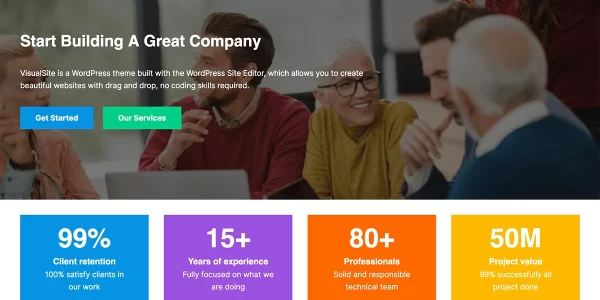 VisualSite Pro 1.1.0 GPL Theme