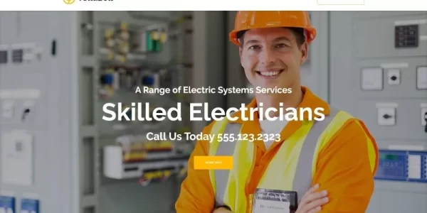 VoltaBolt Electrician Services Responsive WordPress Theme 1.0.0 GPL Theme