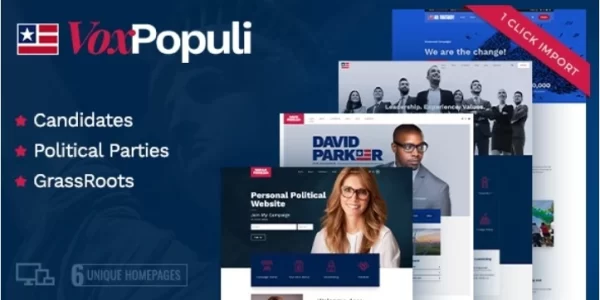 Vox Populi Political Party, Candidate Grassroots 1.1.1 GPL Theme