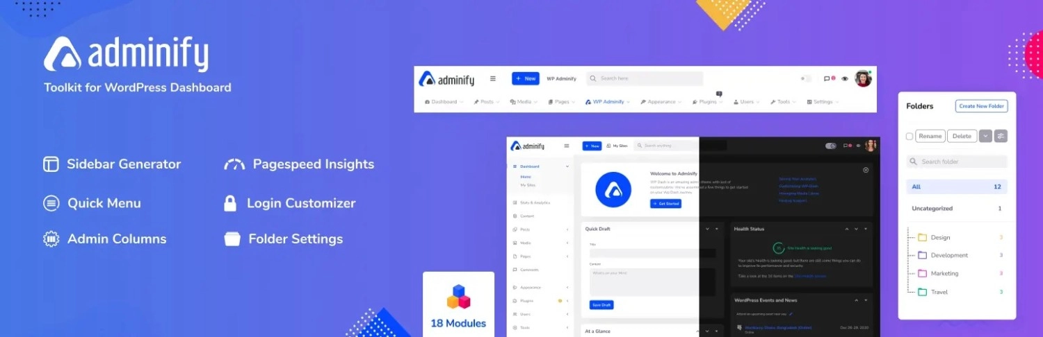 WP Adminify Powerhouse Toolkit for WordPress Dashboard 3.2.4.5 GPL Plugins