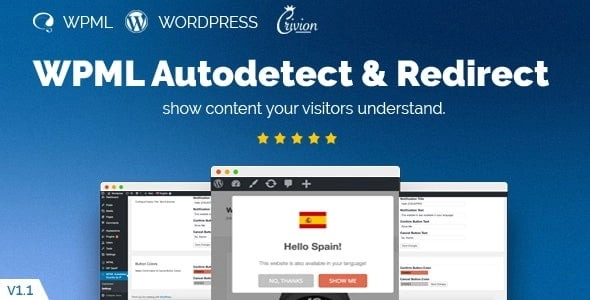 WPML Redirect Based On IP Country 2.3 GPL Plugins