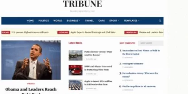 WPZOOM Tribune 4.2.2 GPL Theme