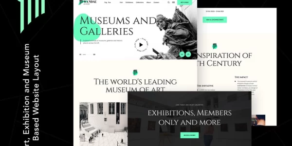 Wandau | Art History Museum WordPress Theme 1.1.0 GPL Theme
