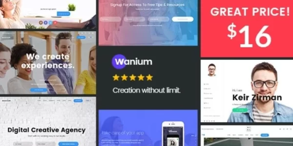 Wanium A Elegant Multi-Concept Theme 1.8.1 GPL Theme