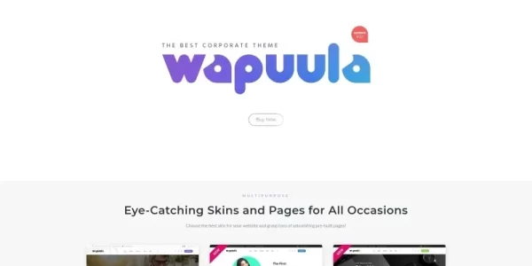 Wapuula Multipurpose Corporate WordPress theme WordPress Theme 1.1.0 GPL Theme
