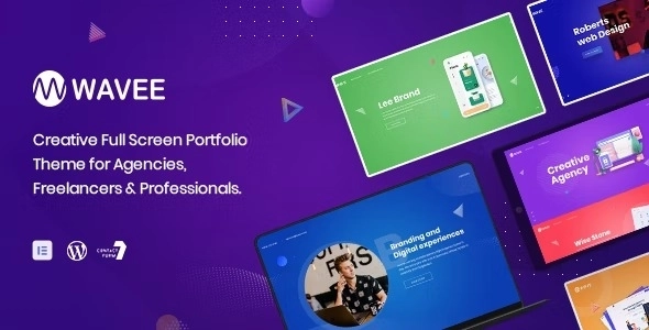 Wavee Creative Portfolio WordPress Theme 1.3.3 GPL Theme