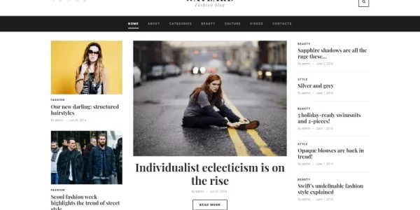 Waylard Fashion Blog Magazine WordPress Theme 1.0.0 GPL Theme