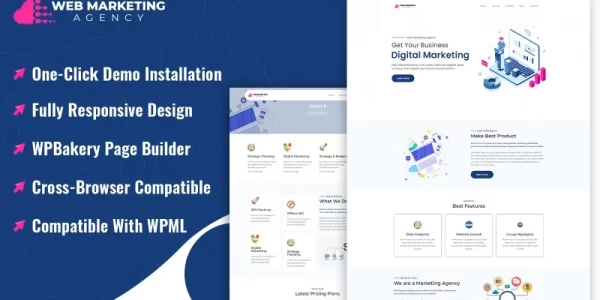 Web Marketing Agency WordPress Theme 1.0.0 GPL Theme