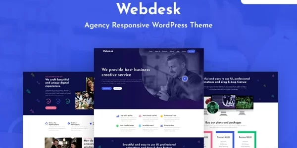 Webdesk Agency Responsive WordPress Theme 1.0.0 GPL Theme