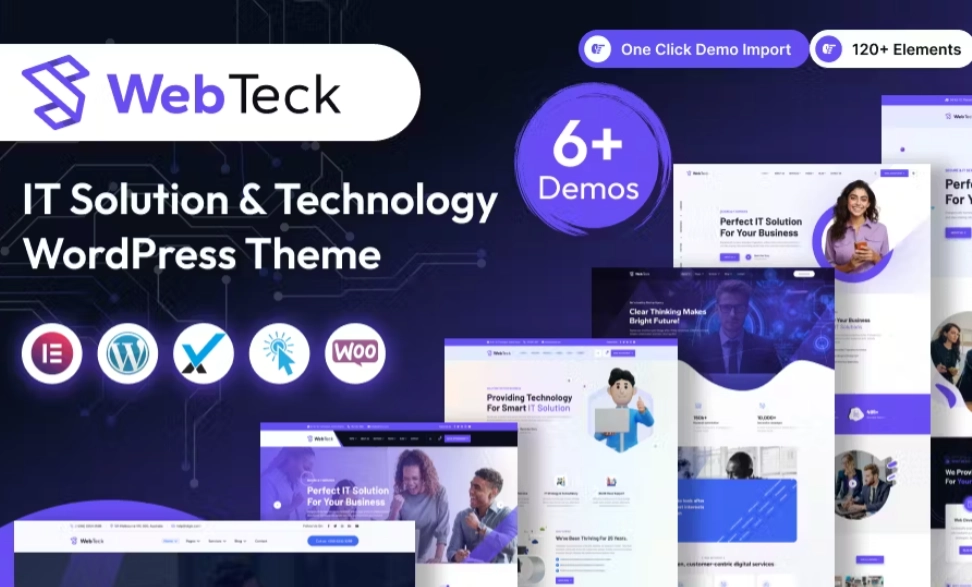Webteck — IT-Lösung und Technologie WordPress The 1.0.0 GPL Theme