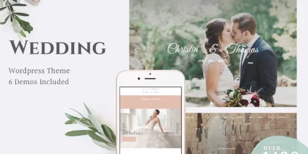 Wedding WordPress Theme / Wedding Industry 4.9 GPL Theme