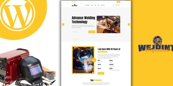 Wejoint Industry and Engineering WordPress Theme 1.0.0 GPL Theme