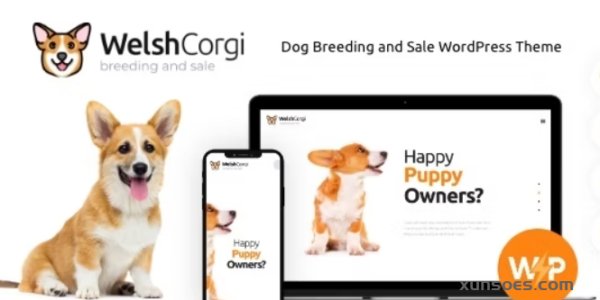 Welsh Corgi | Dog Breeding and Sale WordPress Theme 1.0.13 GPL Theme