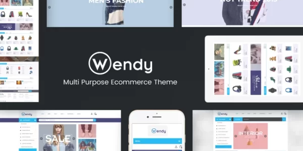 Wendy Multi Store WooCommerce Theme 1.7.0 GPL Theme