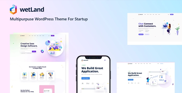 Wetland MultiPurpose HTML5 Template for Startup 1.0.8 GPL Theme