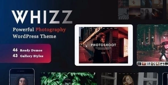 Whizz Photography WordPress 2.3.1 GPL Theme
