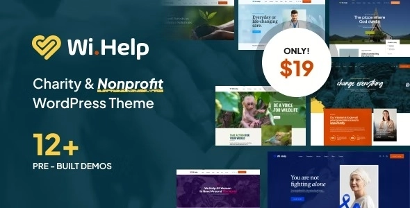 WiHelp Nonprofit Charity WordPress Theme 1.1.2 GPL Theme