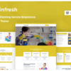 Winfresh Cleaning Service Responsive WordPress Theme 1.0.1 GPL Theme