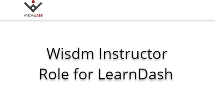 Wisdm Instructor Role for LearnDash 5.5.0 GPL Plugins