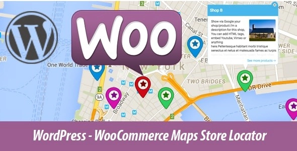 WooCommerce Maps Store Locator 2.1.4 GPL Plugins