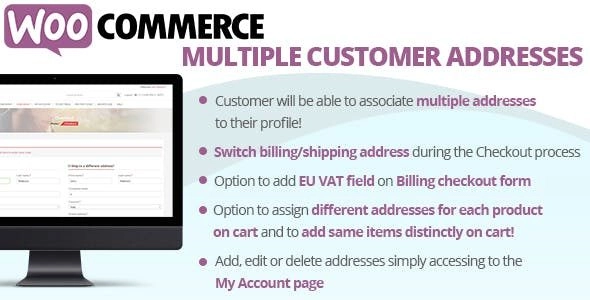 WooCommerce Multiple Customer Addresses 24.4 GPL Plugins