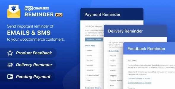 WooCommerce Reminder Emails for WordPress 2.0.8 GPL Plugins