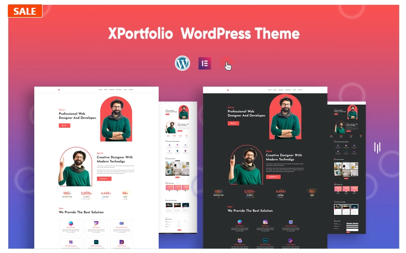XPortfolio Personal Portfolio WordPress Theme 1.1 GPL Theme