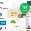 Zomata Organic Food WordPress Theme + RTL 1.6 GPL Theme