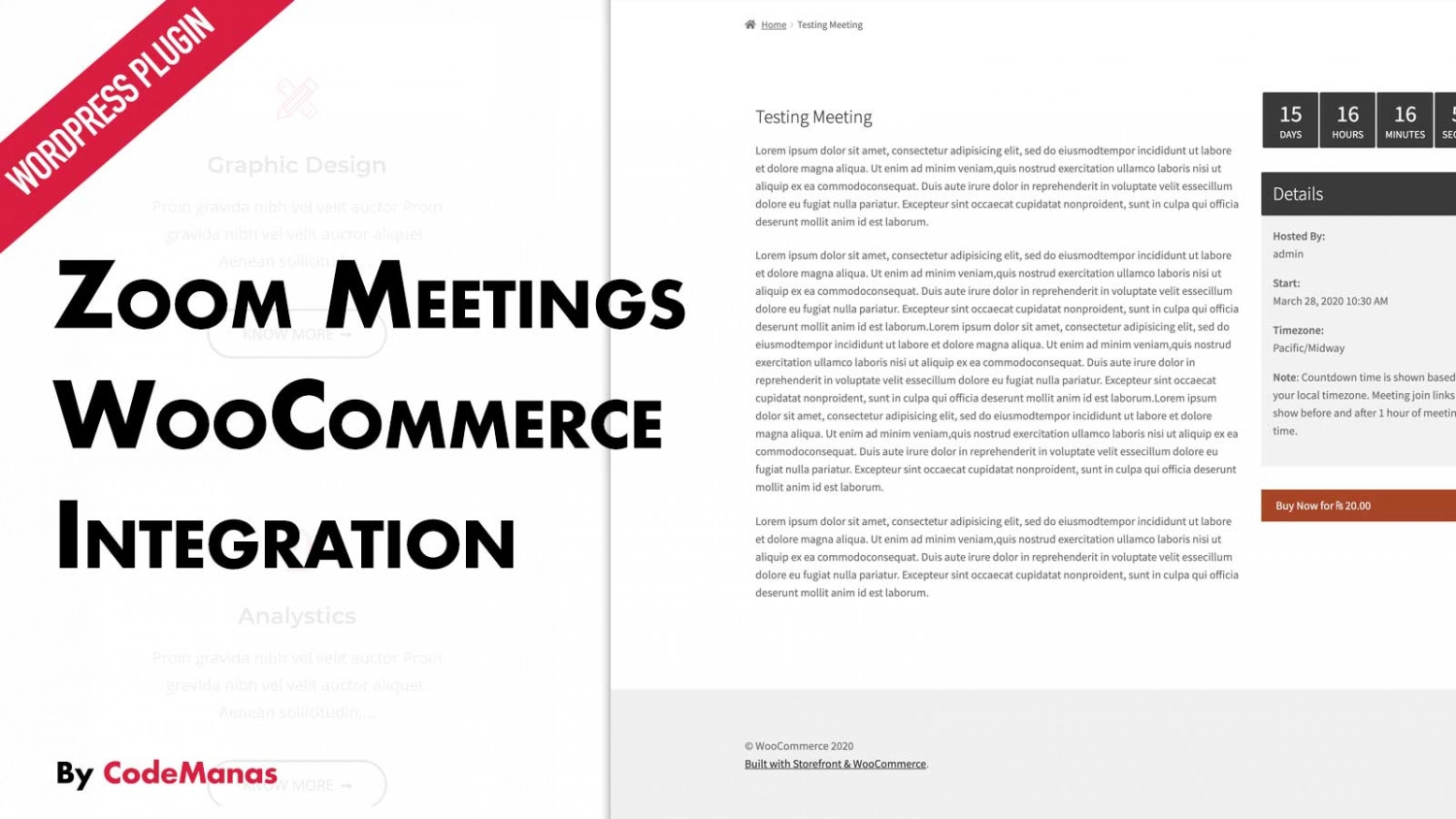Zoom Meetings for WooCommerc 2.1.5 GPL Plugins