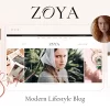 Zoya Lifestyle Blog 1.2 GPL Theme