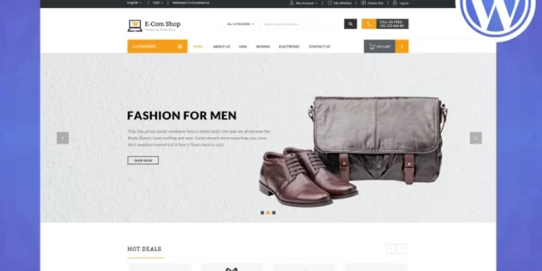 eCom Responsive WooCommerce WordPress Theme 1.0.8 GPL Theme