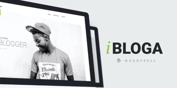 iBloga — Clean and Minimal Blog WordPress Theme 1.0.1 GPL Theme
