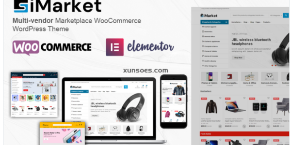 iMarket Multi-vendor Marketplace WooCommerce WordPress Theme 1.1.2 GPL Theme
