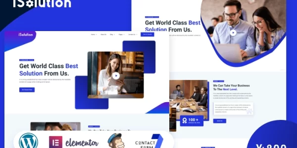 iSolution IT Solution IT Services Technology WordPress Theme 2.0.0 GPL Theme