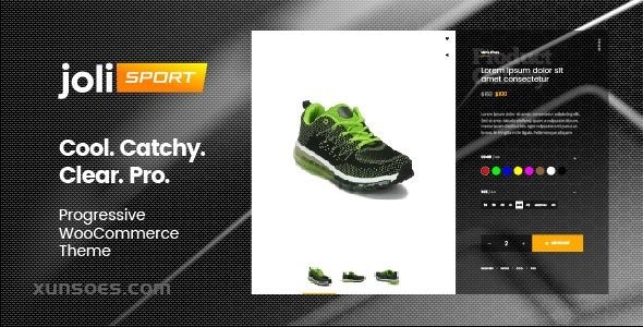 joli-sport Progressive WooCommerce Theme 1.7.3 GPL Theme