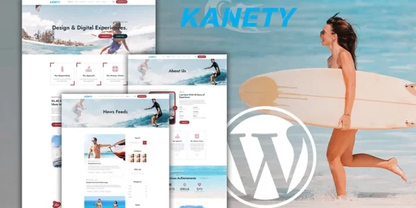 kenety Extreme Water Sports WordPress Theme 1.0.0 GPL Theme