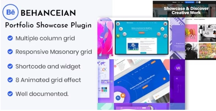 Behanceian behance portfolio showcase plugin 1.3 GPL Plugins