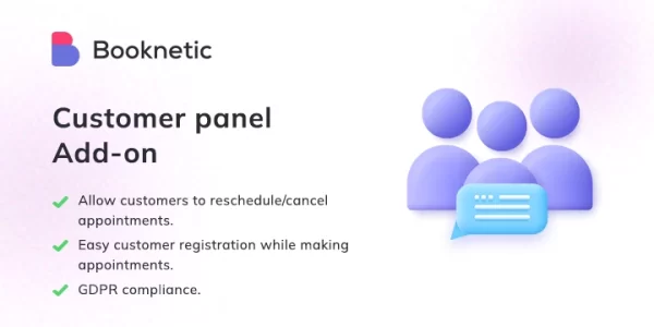 Booknetic – Customer Panel Addon 1.3.6 GPL Plugins