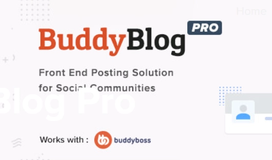 BuddyBlog Pro 1.4.2 GPL Plugins