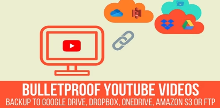 Bulletproof YouTube Videos Backup to Google Drive, Dropbox, OneDrive, Amazon S3, FTP – CodeRevolution 1.2.5.1 GPL Plugins