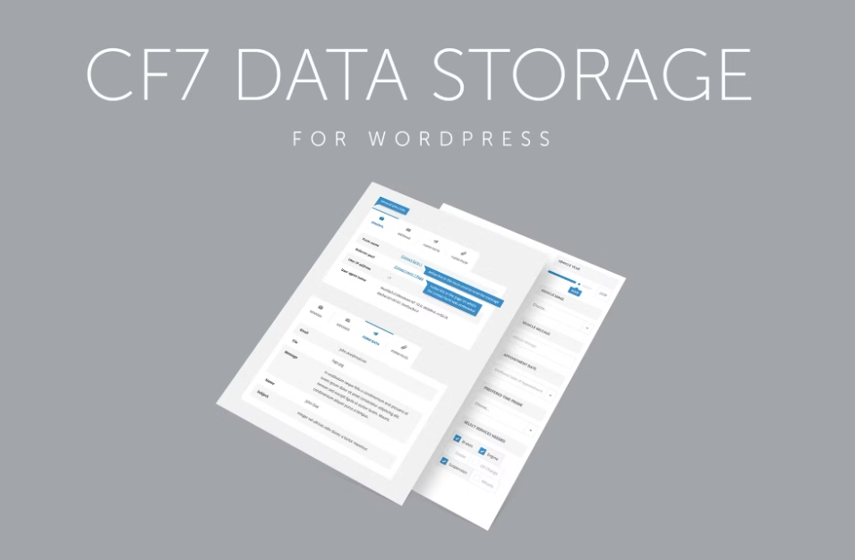 Contact Form 7 Data Storage 1.1 GPL Plugins