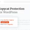 Copycat Protector for WordPress 1.1.0 GPL Plugins