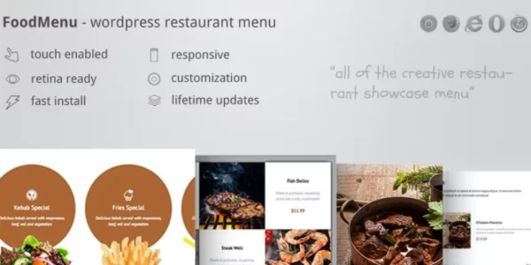 Creative Restaurant Menu Showcase WooCommerce 1.20 GPL Plugins