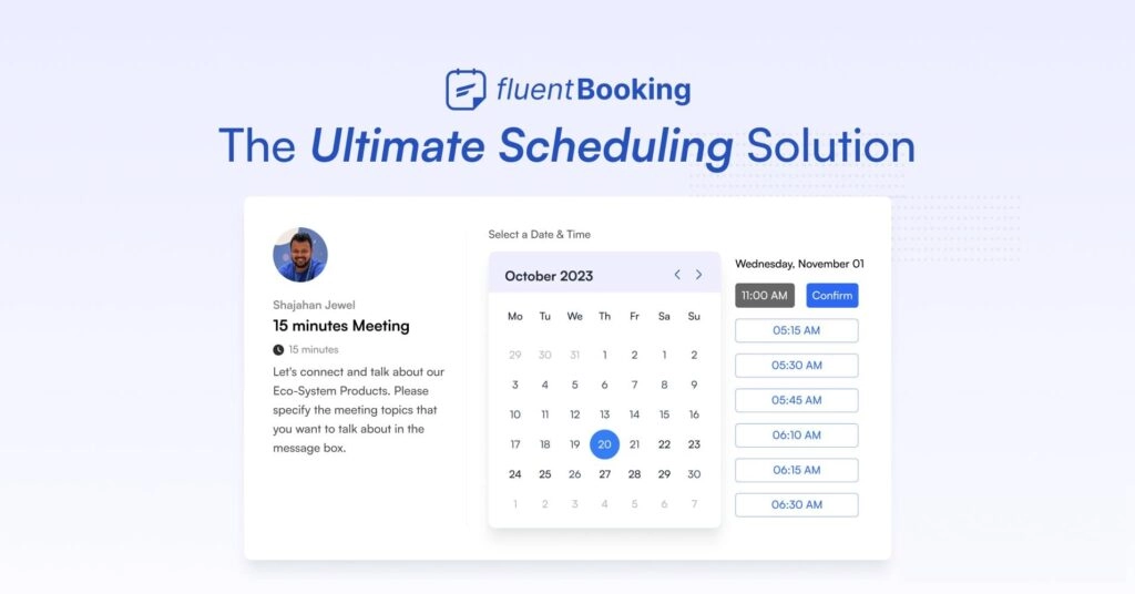 Fluent Booking Pro 1.5.11 GPL Plugins